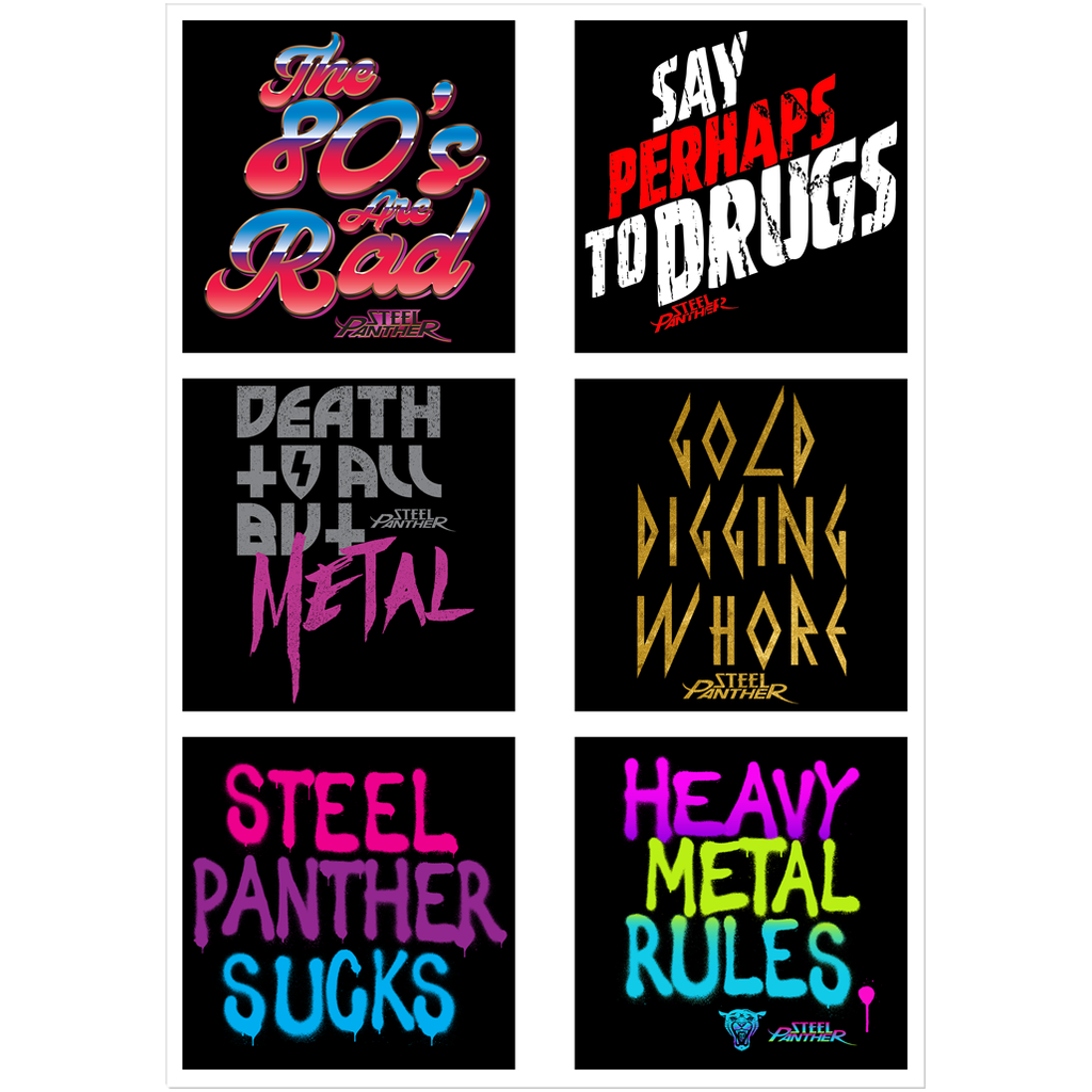 Sticker Sheet Two Steel Panther