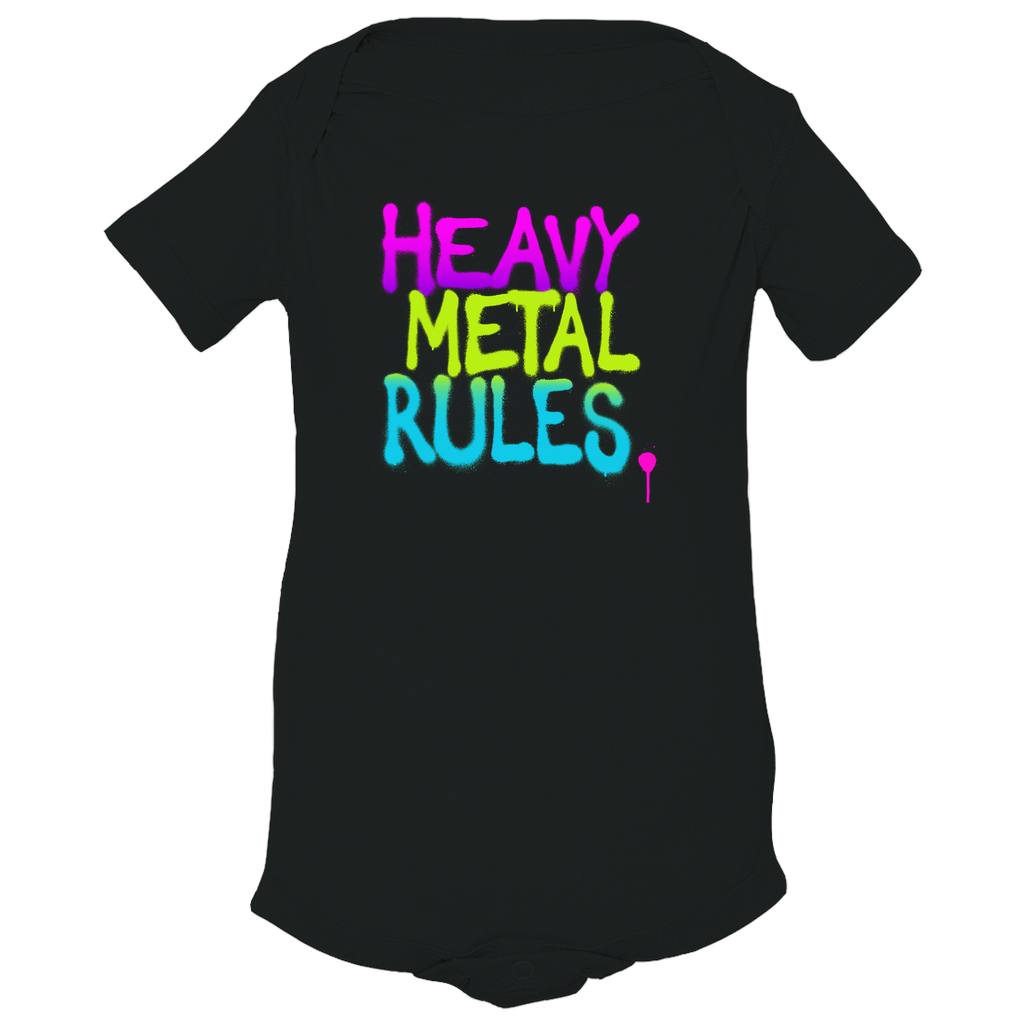 Heavy Metal Rules Onesie